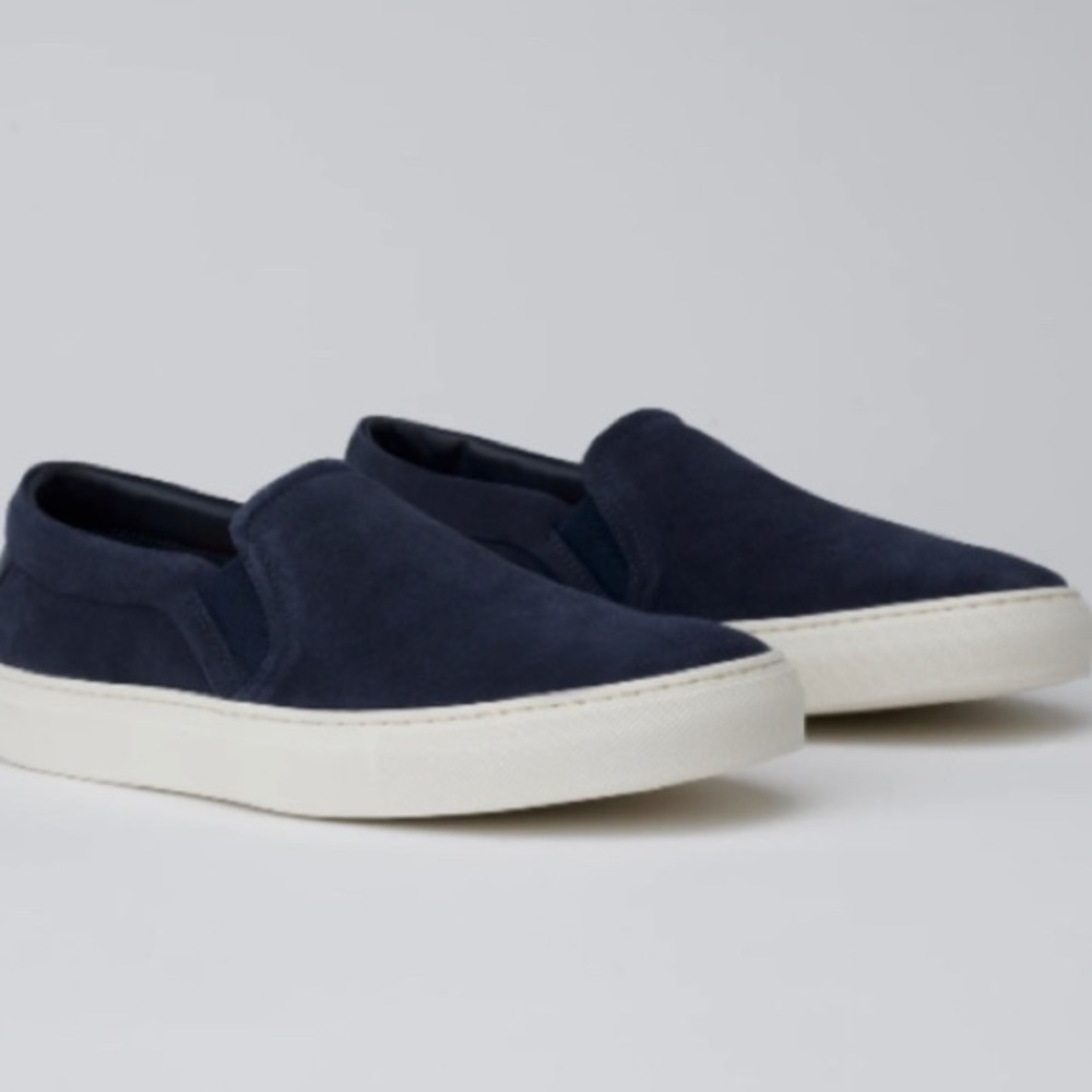 GOOD MAN BRAND Men’s Edge Blue Suede Leather Slip On Shoes Sneakers. Sz. 7.5